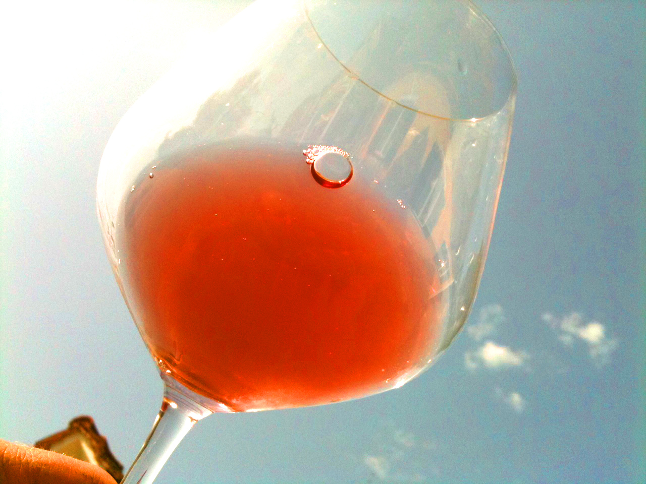 Rosé Burgundy Glass